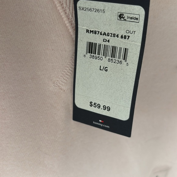 NEW Pink Tommy Hilfiger long sleeve sweatshirt - Picture 2 of 5